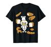 Cute Chef Bakery Edition Bird French Bread Croissant Chocolate Cornet Bread Cooking Delicious Funny T-Shirt