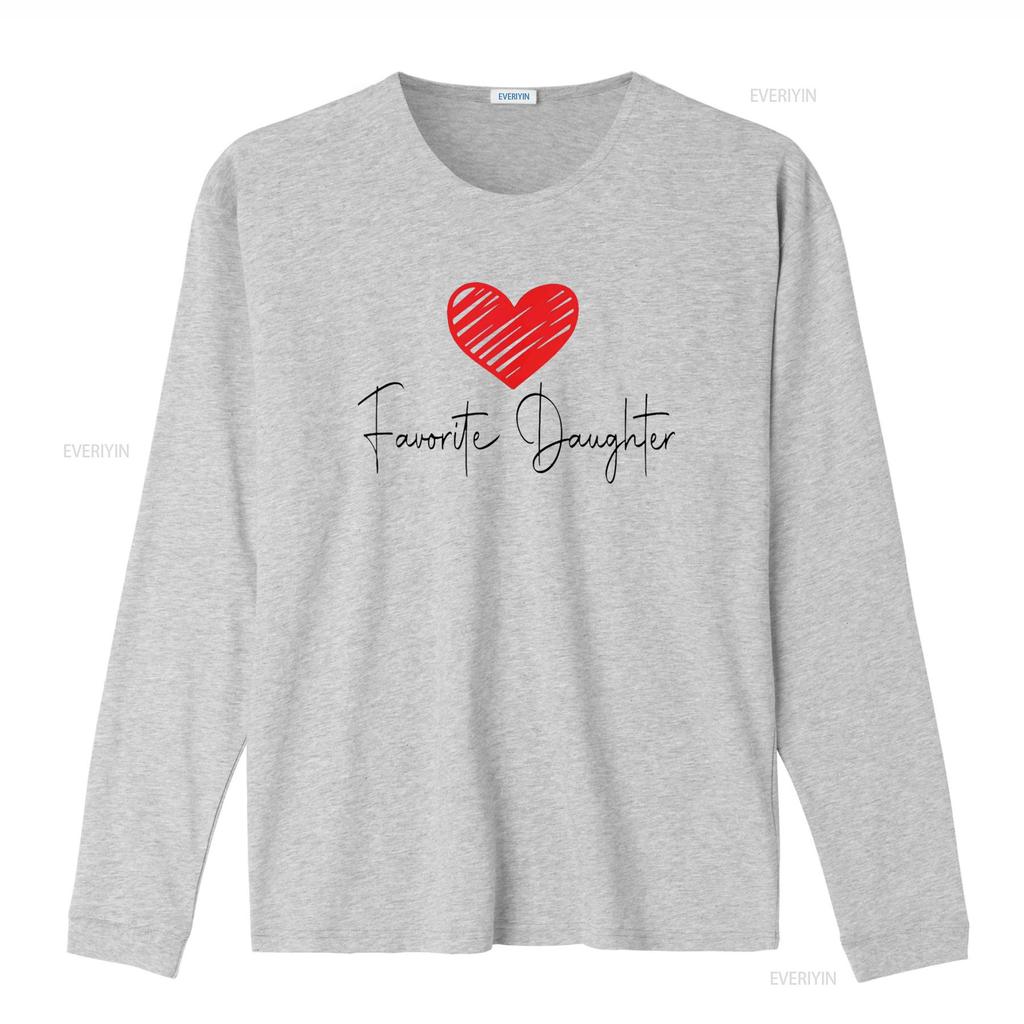 Favorite Daughter For Girls And Women T Shirt Black Vintage Washed Versatile Streetwear Slightly Breathable Unisex