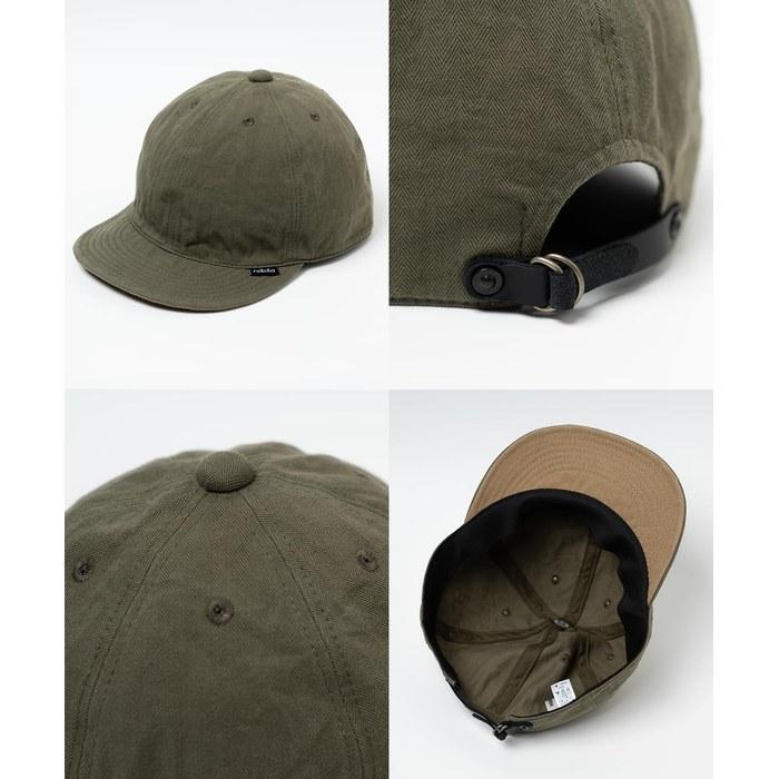 [Nakota] HIGHER Vintage Herringbone Color Block Cap - Made In Japan - Black - Free Size
