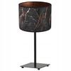 GIA TABLE LAMP, COPPER PATTERN LAMPSHADE