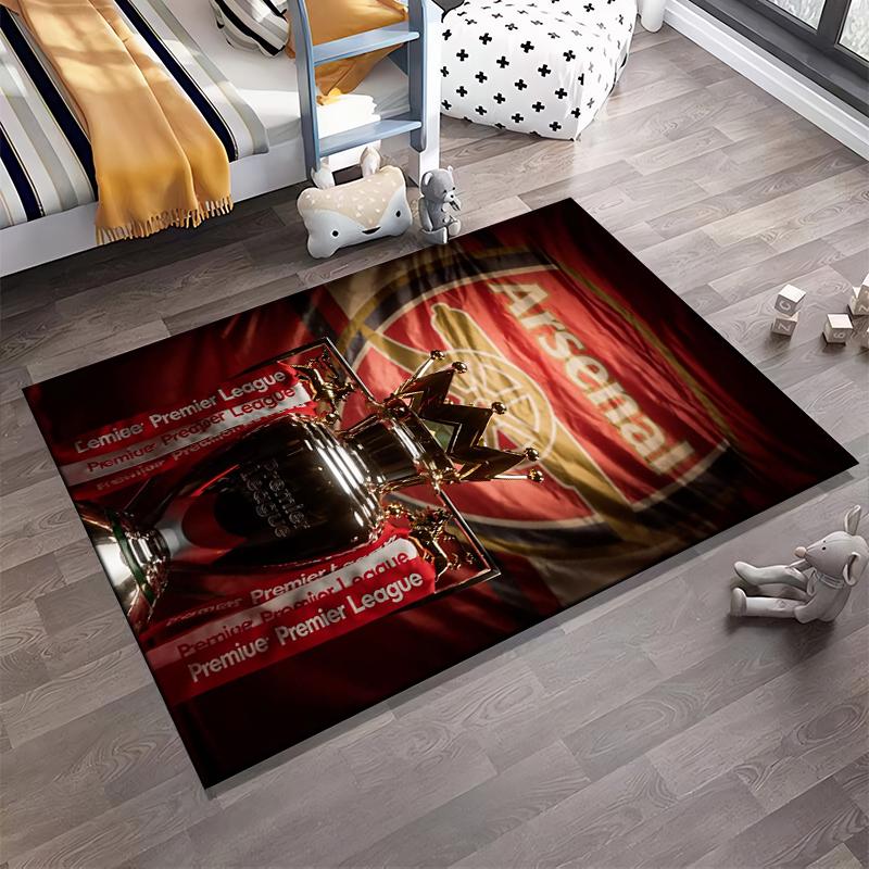 Arsenal Trophy Designed floor mat, suitable as a non-slip mat for the living room or bedroom sofa