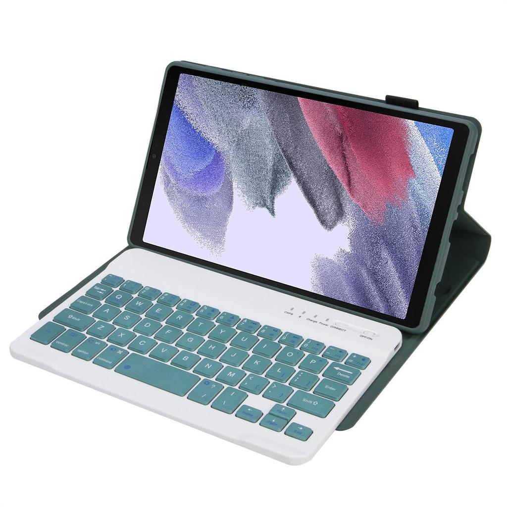 Samsung A7 Lite 8.7" Tablet Case with Magnetic Shell and Bluetooth Keyboard - Compatible with Russia, France, Spain