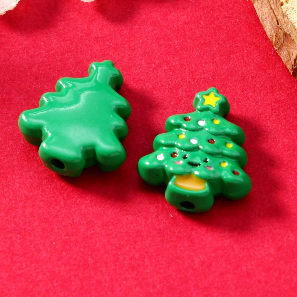 Christmas Diy Pendant, Christmas Epoxy Cartoon Metal Accessories, Christmas Fashion Accessories
