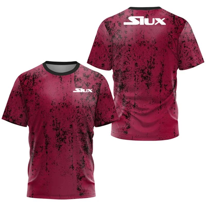 Men's Quick-drying Short-sleeved T-shirt Breathable Badminton Tennis Volleyball Sweatshirt Summer Sweaty Running Sweatshirt