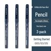 Lion Art Waterproof Syringe Pen for Manga & Line Drawing, Black, 0.05-0.1mm