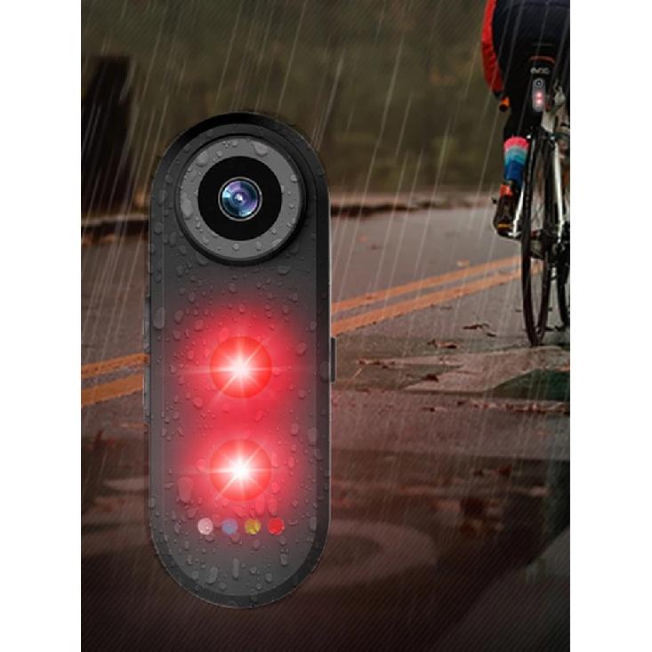 Camera Taillight -150° Wide Angle Camera Bicycle Camera Taillight Cycling Tail Light for Mountain Road Bike E-Bikes