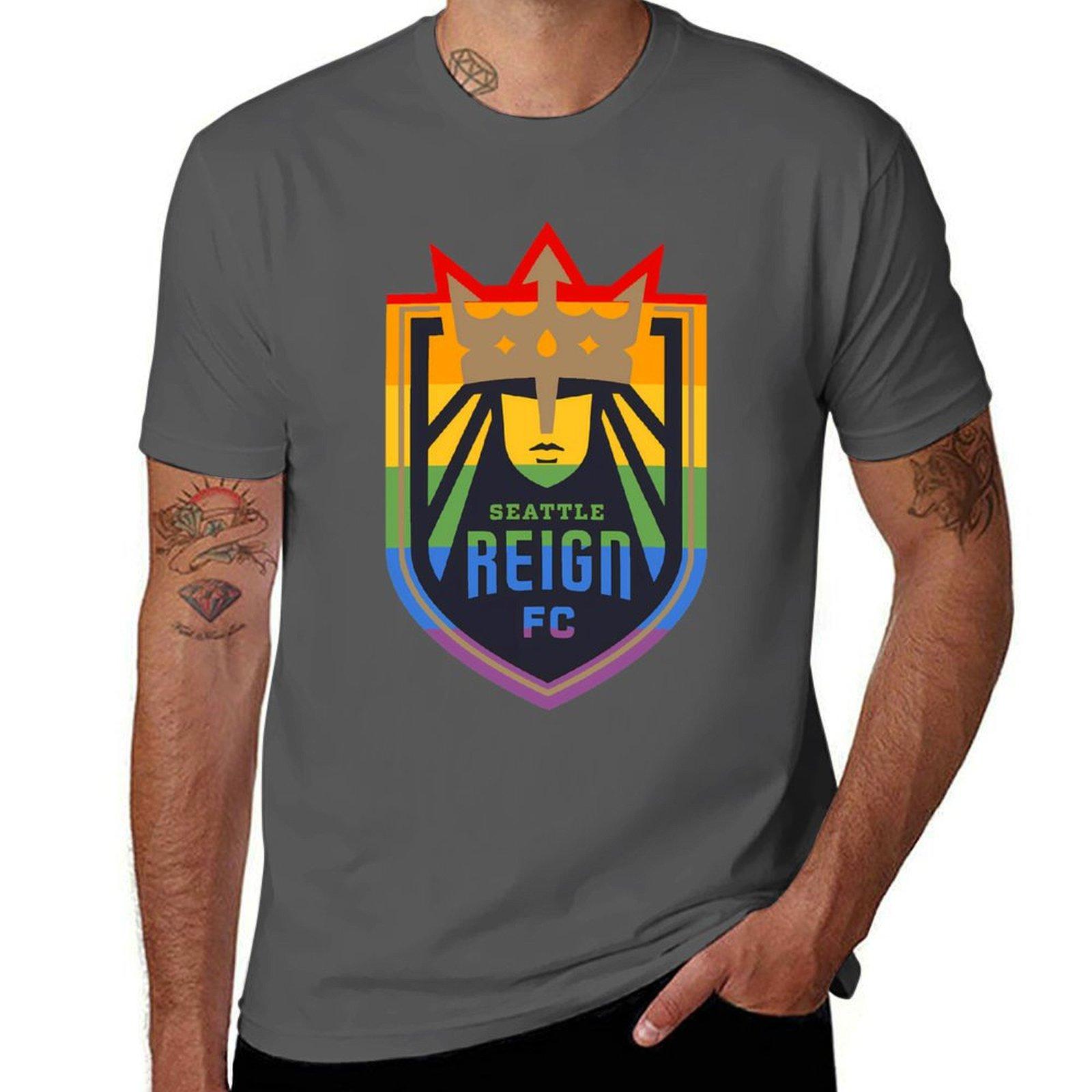 

Seattle Reign Fc Pride T-Shirt man t shirt luxury man t shirt designer funny t shirts cotton T-Shirt 4XL