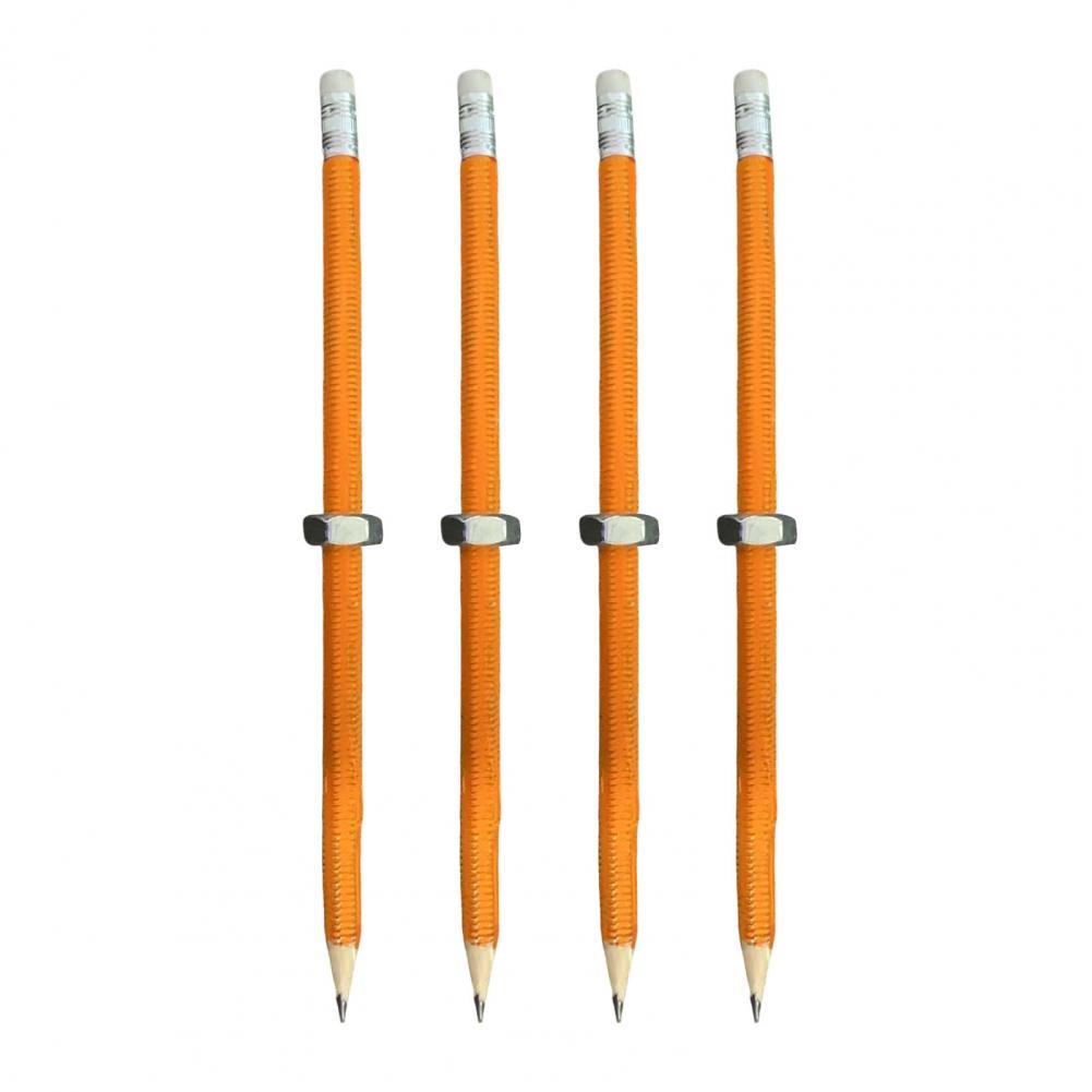 

Threaded Wooden Pencil Nut Relaxation Pencil Set For Stress Ease Stress Wooden Fidgeting Pencils For Kids Adults For School