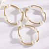 3Pcs/Set Elastic Beaded Bracelet Set Pearl Multiple Layers Bracelet Retro Stacked Bracelet  Holiday
