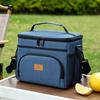 Large-capacity picnic bag, non-food contact, women's insulated lunch bag, reusable portable cooler bag, multifunctional crossbody bag with adjustable