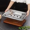 Shengjia 401 Stainless Steel Thickened Square Tray