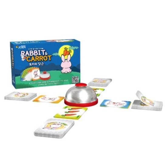 

Игра «Халли-Галли» с кроликом и морковкой, популярная корейская игра