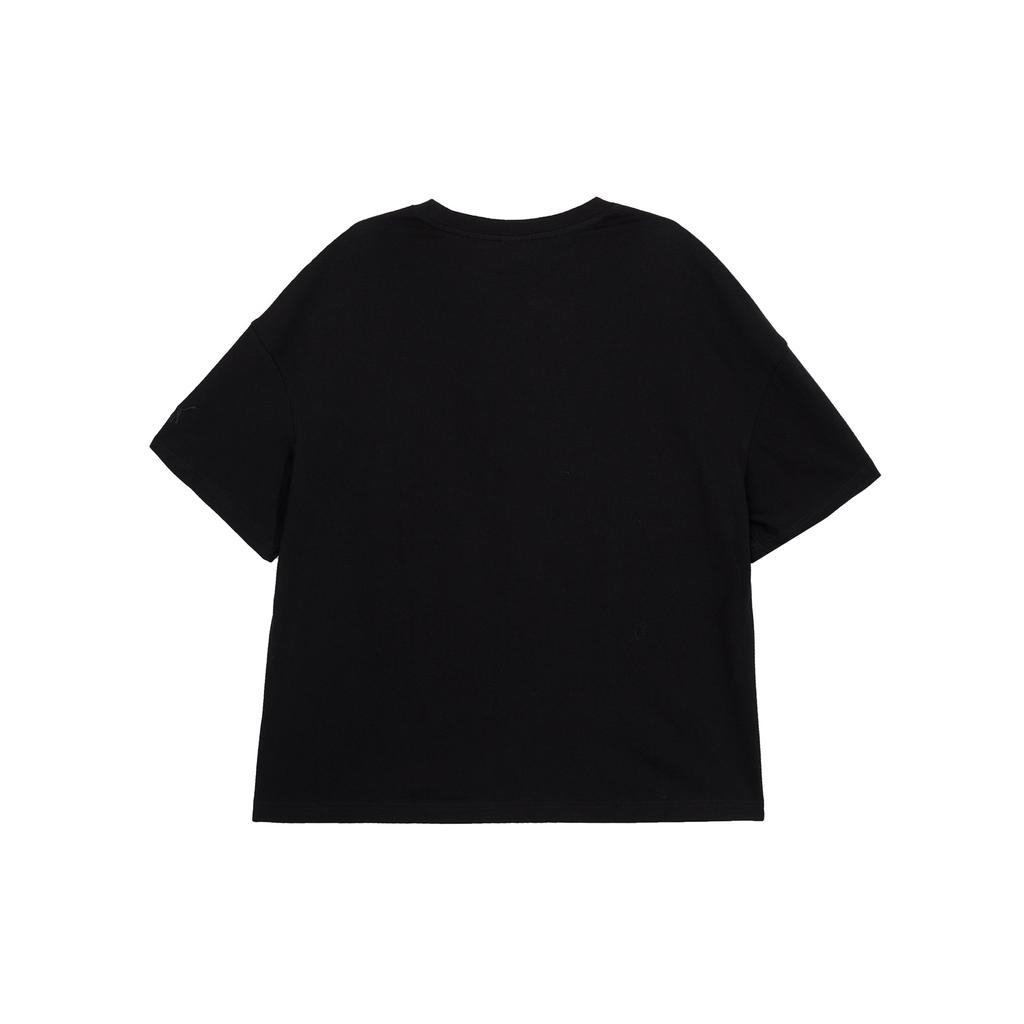 Puma Letter Print Breathable Sports Casual American Vintage Short Sleeve T-Shirt Men Tops Black 539500-01