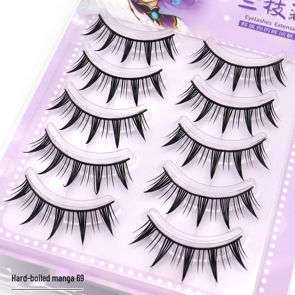 

Маленький Дьявол Длинные Осенние Кленовые Листья Ресницы: Прозрачный стержень, заостренный и фотогеничный для больших глаз