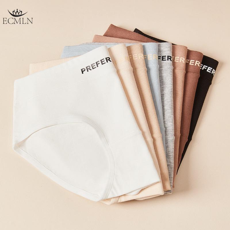 High Waist Women's 95% Cotton Panties Maillard Color Black Breathable Antibacterial Crotch Briefs Comfortable Women's Underwear