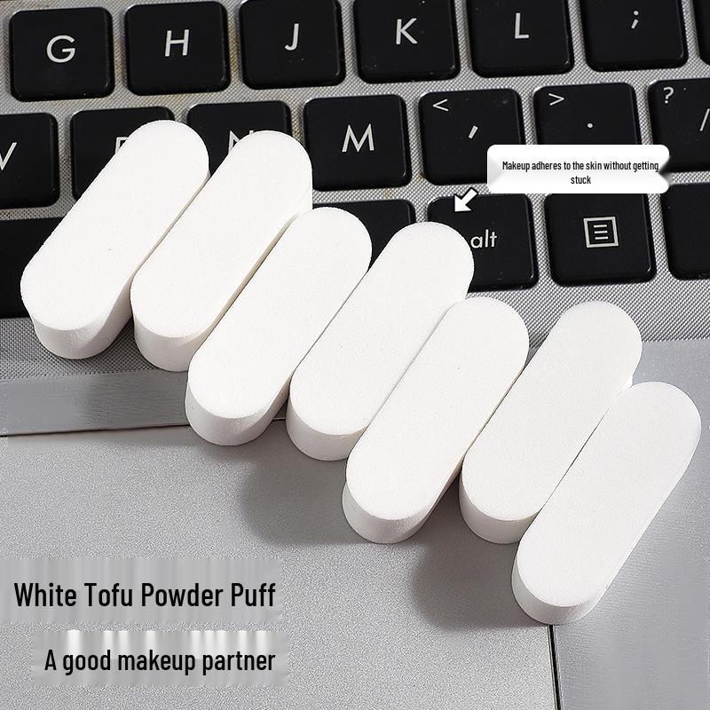 Professional Makeup Artist Rice Cake Powder Puff - Large Pack, Disposable, No Waste Cushion.