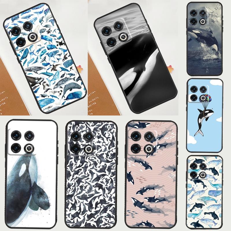 Orcas Killer Whales Cover For OnePlus 13 12 11 13R 12R 10 Pro 8T 10T OnePlus Nord CE 4 3 2 Lite N30 N20 N10 Case