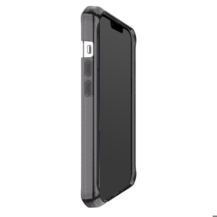 Coque - itskins - spectrum clear - iphone 13 - renforcée - gris - rigide