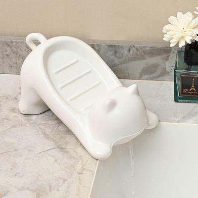 Portasapone per gatti: Scolapiatti drenante senza fori per bagno o lavabo