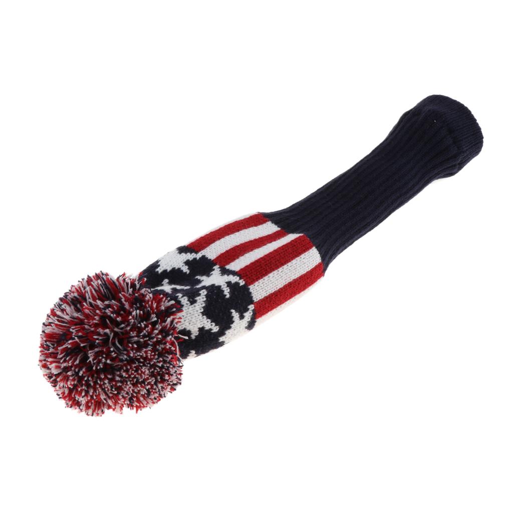 1 piece pom pom golf headcovers fairway wood head cover golf equipment