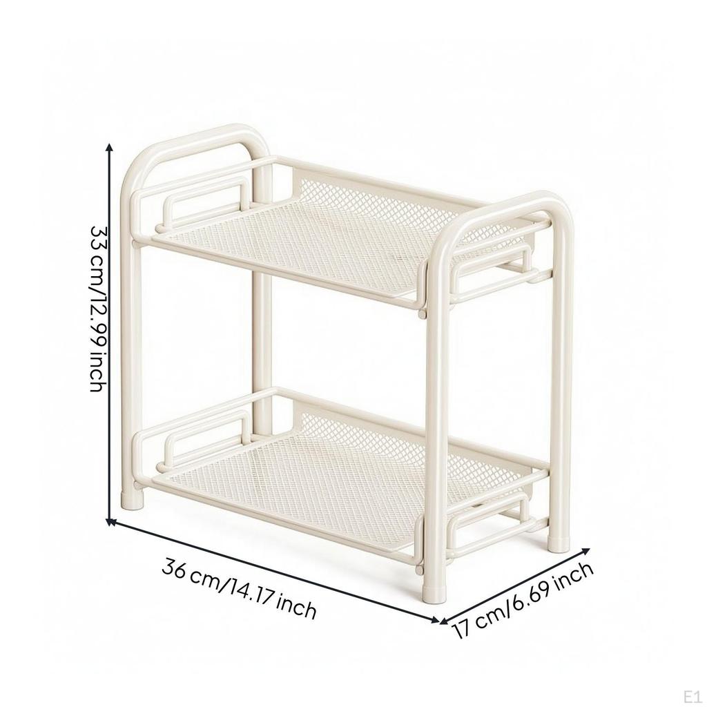 UnderCabinet Organizer Metal UnderSink Rack Mesh