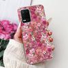 Pro telefon Realme 8 5G RMX3241 Pouzdro na telefon Realme8 5G Elegantní Květinový Potisk Kočky Měkký Silikon Průhledné TPU Pouzdra