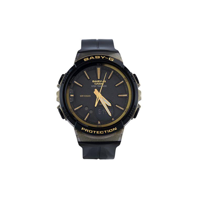 Casio Baby-G Fashion Trend Classic Pointer Series Multifunction Dual Display Step Counting Sports Quartz Movement Resin Strap BGS-100GS-1A