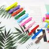 50pcs Colorful Wooden Clip Durable Clothes Clips Stationery Clothes Pegs Pins  Christmas