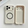 Original Liquid Silicone Skin-friendly Soft Case For IPhone 17 Air 16E Pro Max 15 Plus Magnetic Charging Shockproof Cover