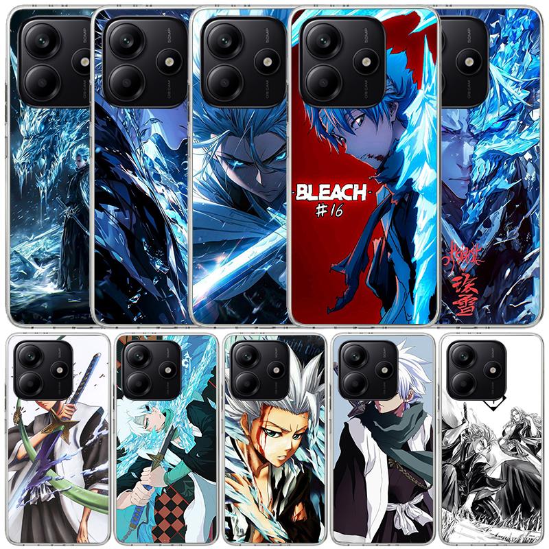 Hitsugaya Toushirou Bleach Phone Case For Xiaomi Redmi Note 15 14 14S 13 12S 12 Pro Plus 11S 11 11T 11E 10S 10 + Soft TPU Back C
