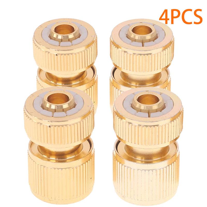 1/2" Quick Connect Hose Coupling, High Pressure Garden Irrigation & Car Wash Connector, 1/2/3Pcs Hydraulic Coupler