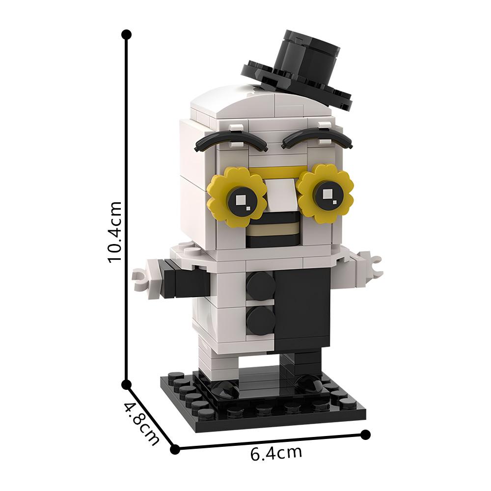

Gobricks MOC-208089 Art the Clown (Yellow Glasses Edition) Building Blocks Learning-Focused Plaything Gift