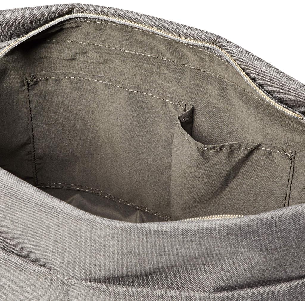 Anello Grote GT-H2522 CLP Klassiek Heather Polyester Schoudertas met 10 Vakken, Grijs