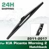 Rear Windshield Wipers Blades,Premium All-Season Wiper Blades Replacement For KIA Picanto Morning 2 Hatchback 2011-2017