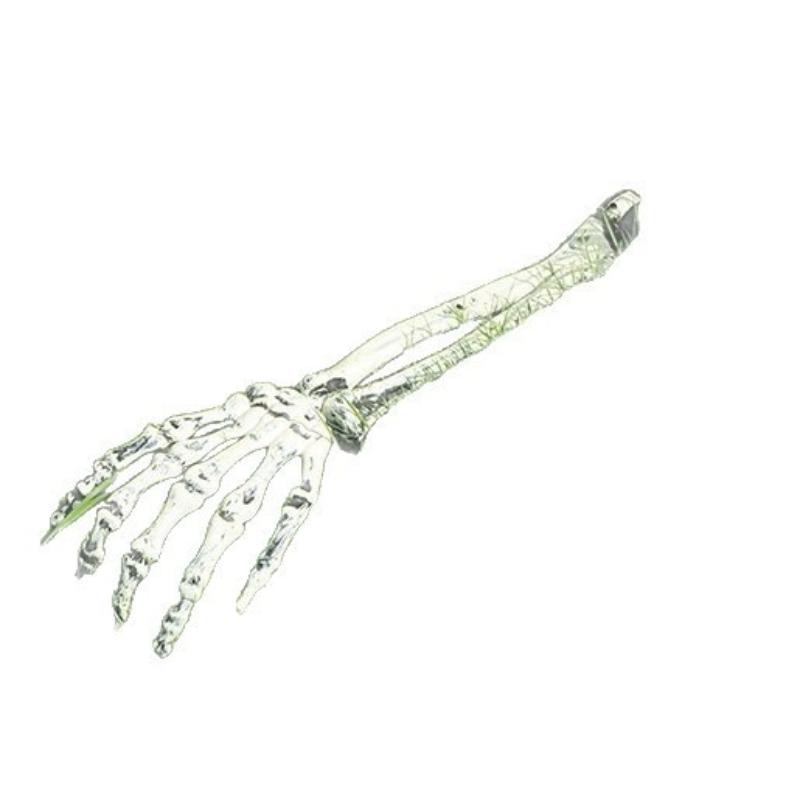 Simulated Skeleton Hand Bone Skeleton Halloween Outdoor Courtyard Decoration Prop Inserting Ghost Hand Bone
