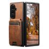 SUTENI Leather Card Slot Stand Case for Samsung Z Fold 7/6/5