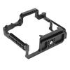 SLR Camera Aluminium Alloy Cage Video Shooting Accessory for Canon 5D4 Camera Black