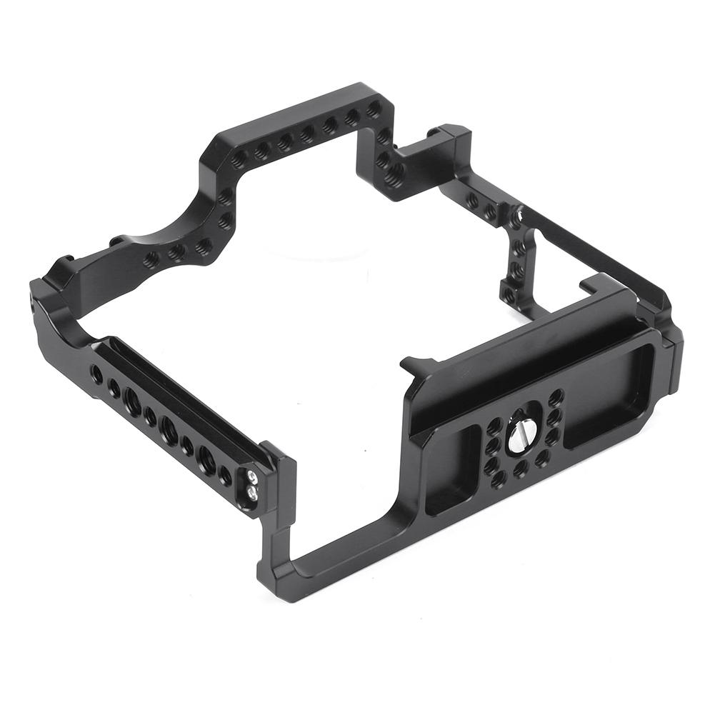 SLR Camera Aluminium Alloy Cage Video Shooting Accessory for Canon 5D4 Camera Black