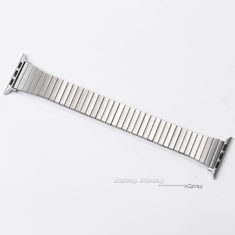 Elastisches Edelstahlarmband für Apple Watch Ultra Band 49mm 44mm 45mm 40mm 41mm 42mm Metallarmband für IWatch Serie 9 8 7 6
