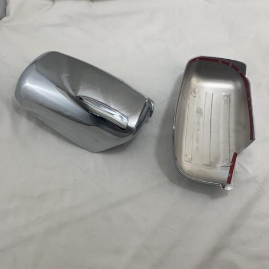 Chrome Rearview Mirror Side Cover Trim For 2002-2006 Mitsubishi Lancer EVO Sedan