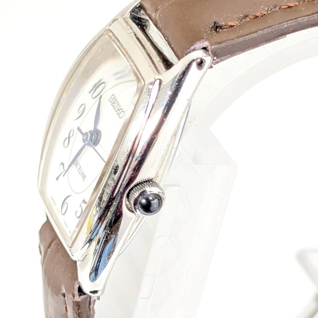 SEIKO Excelline Battery and Strap Working Minor Ladies' Watch, Replaced, Condition, Flaws