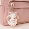 Bowknot Drooping Ear Rabbit Pendant Plush Stuffed Bag Hanging Pendant Plush Rabbit Keychain  Unisex