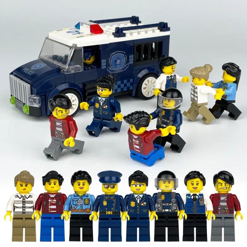 Doctor Dolls, Assembled Toys, Police Dolls, Children's Assembled Building Blocks, Medical Dolls, Children's Gifts.