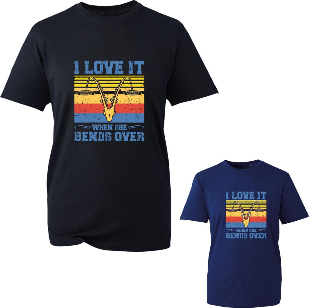 I Love It When She Bends Over Tshirt Vintage Funny Fishing Meme Unisex Gift Top