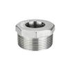 304 Stainless Steel Threaded Reducer Bushing: Inner/Outer Thread Connector, Direct Diameter Change, Sizes 1/2", 3/4", 1".