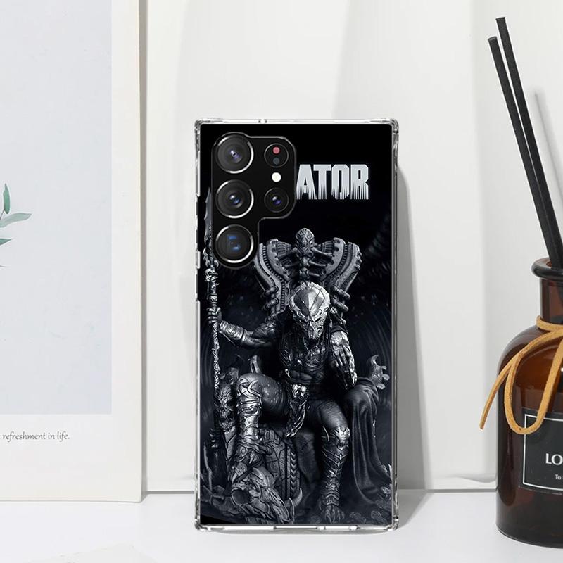 Alien Vs Predator Painted Phone Case For Samsung Galaxy S25 S24 S23 S22 Ultra S21 FE S20 Plus S10 + S10E Art Fundas Back Cover S