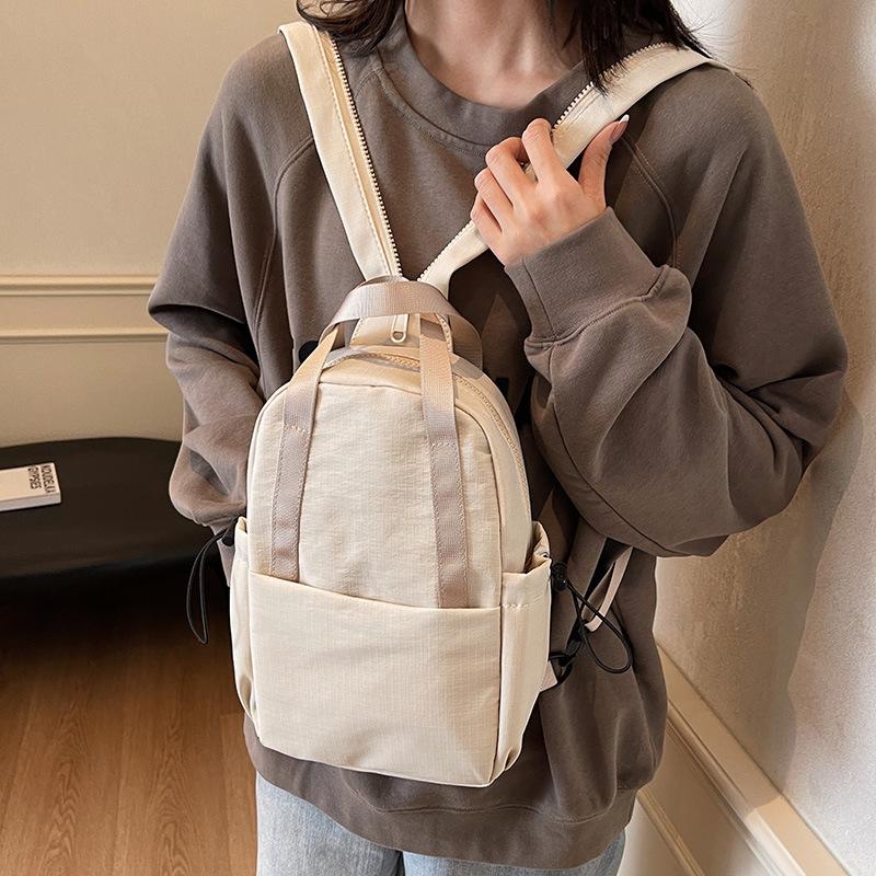 One Shoulder Crossbody Dual Purpose Bag for Women New Lightweight Travel Chest Bag Commuting Cloth Bag Shopping Backpack