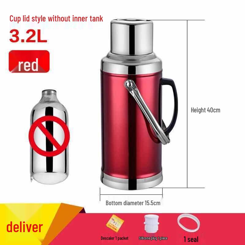 Stainless Steel Insulated Warm Water Bottle Outer Shell - Large Capacity
