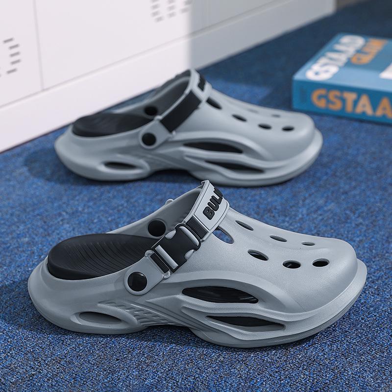 Men s Summer Outdoor Breathable Non-slip Thick Sole Height-Boosting Sandals