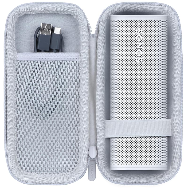 

Sonos compatible with Lebakort storage case sonos Roam SL/Sonos Rohm Portable Speaker portable speaker (gray case)